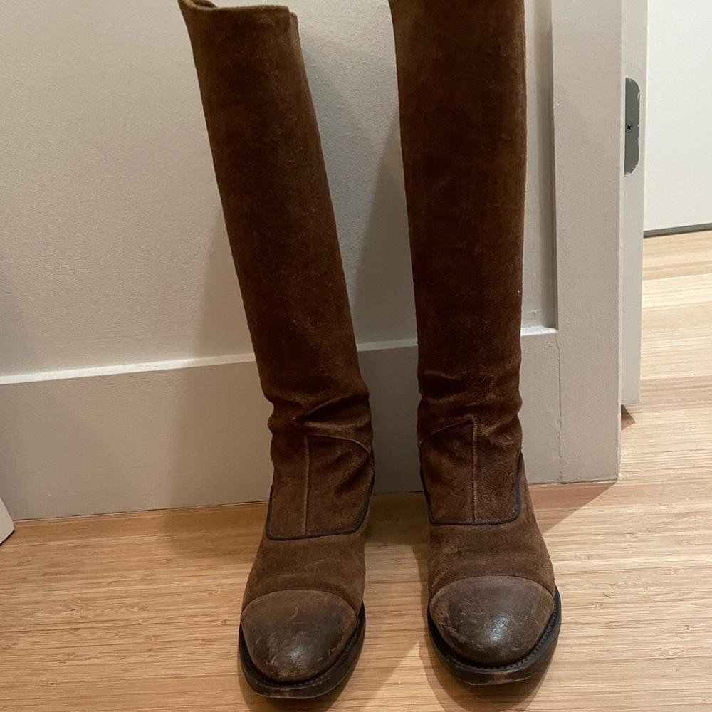 European luxury designer riding boots- brand: Alberto Fasciani, Hand Made